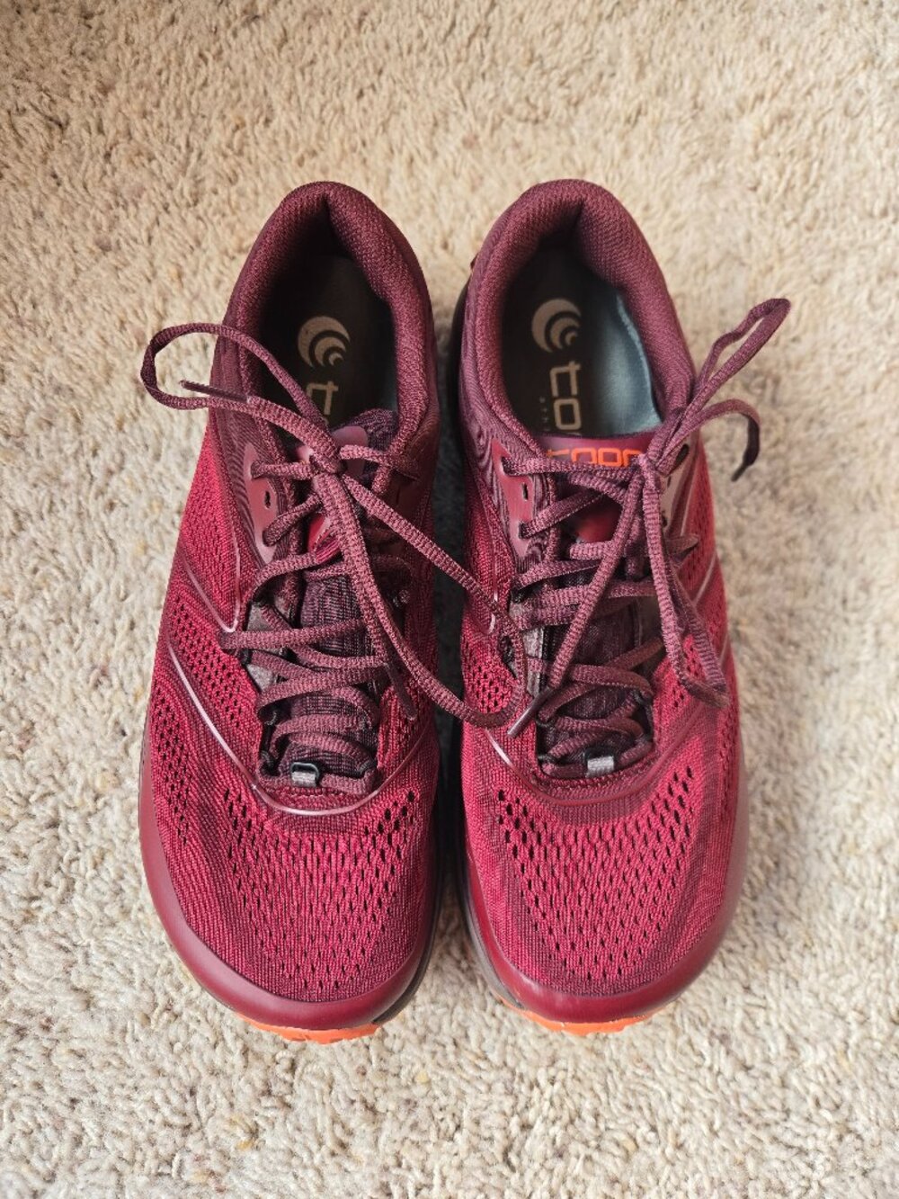 Topo Athletic Ultraventure 2 Trail Running Shoes Berry/Orange Women’s US Size 10